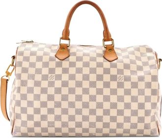 Louis Vuitton Speedy Bandouliere Bag Damier 35 satchel - Wit