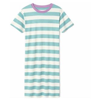 Mazine Bold Striped Jersey Dress Kleid f&uuml;r Damen | wei&szlig;
