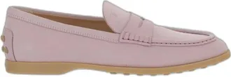 Tod's Mocassino in nabuk - Dames - Schoenen - Roze - Maat: 39 EU Leer