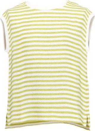 Etro striped tank top - men - Viscose/Cotton/Silk - M - Green