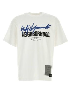 Yohji Yamamoto White Cotton Yohji Yamamoto X Neighborhood T Shirt