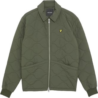 Lyle & Scott Mid Jassen Gewatteerd Ripstop Jack - Heren - Winterjassen - Groen - S - Jassen