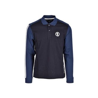 Dirk Bikkembergs Blue Cotton Polo Mens Shirt
