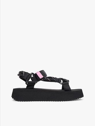 Tommy Hilfiger Sandalias de plataforma con tiras trenzadas