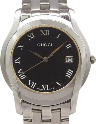 Gucci Pre-owned G Class Roestvrij staal Kwarts - Heren - Vintage Horloges - Zwart - ONE Size - Vintage