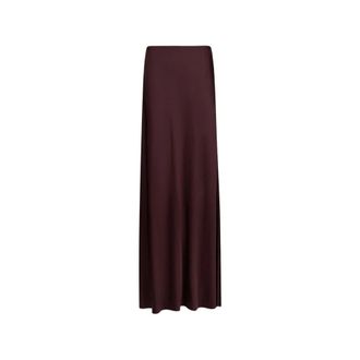 Liu Jo Maxi Skirts, female, Brown, Size: XL Maxi Skirt with Train