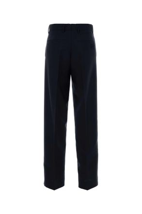 Miu Miu Mp1990sooo12i1 F0124 Navy Exterior: Mohair Virgin Wool Pantaloni Trousers