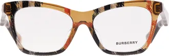 Burberry Demo Cat Eye Ladies Eyeglasses BE2416F 4146 52