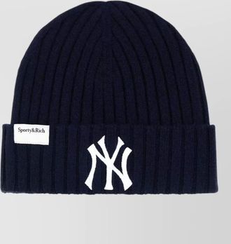 Sporty & Rich cashmere blend beanie