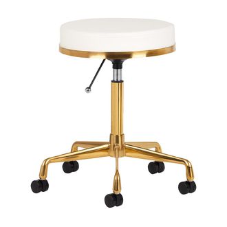OEM Taburete Cosm&eacute;tico H4 Blanco Oro