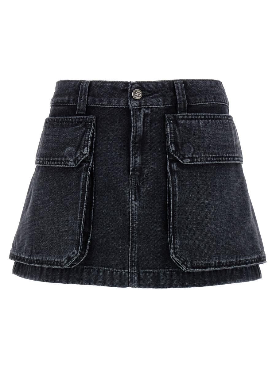ミニスカート DIESEL Women Mini Skirts A18162 0CMBRE7240 GREY Women's Skirts: Mini, Midi, Longuette, Wrap Skirts | Diesel®