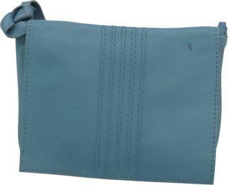 Hermès Blue Leather Shoulder Bag (Pre-Owned)