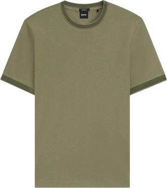 HUGO BOSS Heren, Tops, Groen, Maat: S