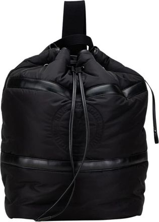 Saint Laurent Pre-owned Drawstring Backpack - Dames - Vintage Rugzakken - Zwart - ONE Size - Vintage