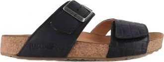 Haflinger Womens Aria Casual Sandals In Black