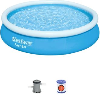 Bestway Piscina Bestway Tonda In Pvc Anello 366h76 -57274