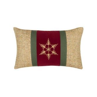 Elaine Smith Tradition Gold Handmade Indoor & Outdoor Woven Accent Holiday Pillow at Nordstrom, Size 12X20