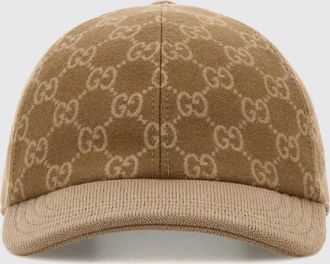 Gucci Cappello da baseball in feltro di lana con motivo GG Monogram all-over