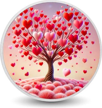 OEM Moneda De Plata De 1 Oz Del &Aacute;rbol Del Amor Infinito