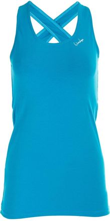 Winshape Sporttop WINSHAPE Tanktop WVR32, Damen, Gr. XL, blau (t&uuml;rkis), 90% Baumwolle, 10% Elasthan, Rundhals, Tops Sporttop, Drop Back Design
