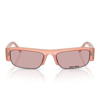 Miu Miu Sunglasses Mub07 S 20 I60 V Opaline Pink/Pink Women