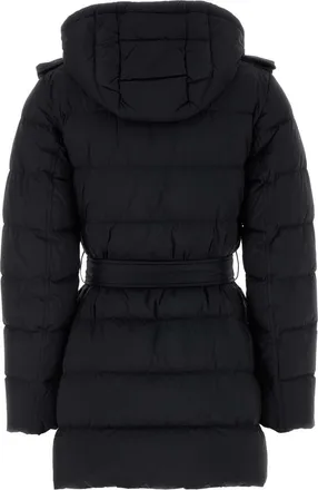 Burberry Womens Midnight Blue Nylon Down Jacket Black Giubbini