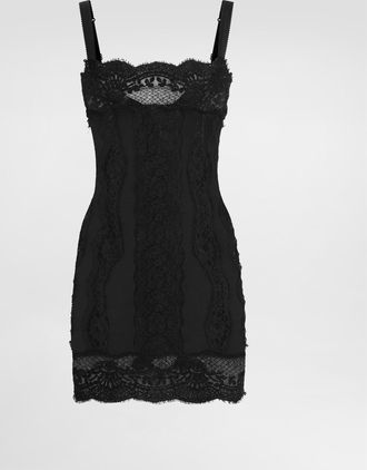 Dolce & Gabbana Jersey Dress - Woman Dresses Black Viscose 36