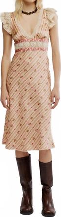 Free People Bali Belle Midi Dress In Soft Pink