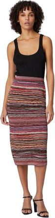 Missoni Midi Skirt In Lamé Embossed Viscose With Wave Pattern in Multicoloured at Nordstrom, Size 40 It