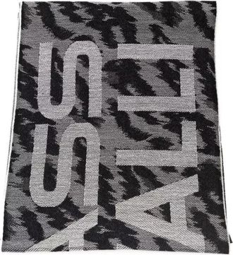 Cavalli Animalier Fantasy Logo Sjaal - Heren - Wintersjaals - Veelkleurig - ONE Size - Wol - Accessoires