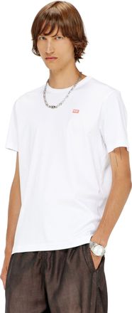 Diesel T-shirt in mercerised cotton - T-Shirts - Man - White
