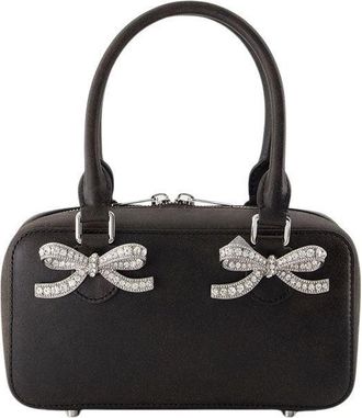 Self Portrait Mini Tote Bag - Leather - Black