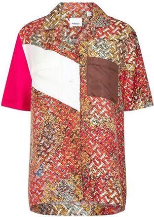 Burberry multicolour cotton map print shirt Size XS