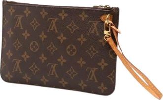 Louis Vuitton Pre-owned Clutches, female, Brown, Size: ONE SIZE Pre-owned Canvas Clutch