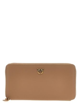財布・小物その他 PINKO 'Long' card holder Beige Women's Purses by Pinko | Leather, crossbody and zipped