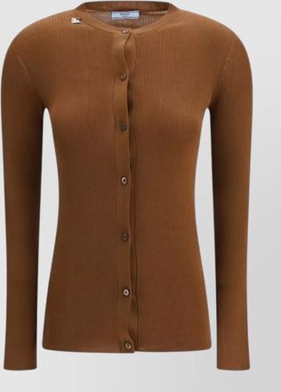 Prada ribbed wool cardigan