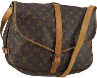 Louis Vuitton Pre-owned Cross Body Bags, female, Brown, Size: ONE SIZE Pre-owned Vintage Cross Body Bag