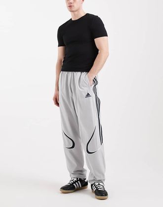 adidas Originals Teamgeist adicolor - Pantaloni sportivi grigi-Grigio