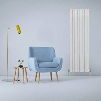 MonsterShop Designer Flat Panel Radiators Gloss White 1800mm x 560mm