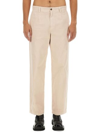 Dolce & Gabbana Beige Relaxed Flat Front Pants