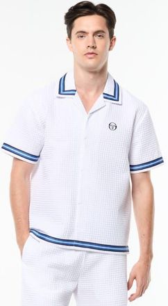 Sergio Tacchini Chiaro Cabana Shirt in Brilliant White at Nordstrom, Size Xxx-Large