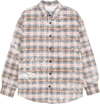 Lc23 Casual Shirt - Heren - Casual Overhemden - Bruin - XS - Overhemden