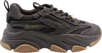Steve Madden Gatz - Dames - Sneakers - Bruin - 40 EU - Schoenen