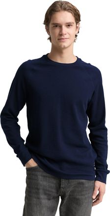 Tom Tailor Rundhalsshirt mit Logo Stickerei