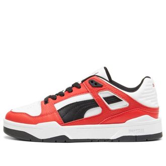 Puma Slipstream Leather White Black Red 387544-25