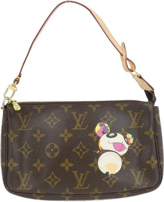 Louis Vuitton Monogram Panda Marron Coated Canvas Pochette (Pre-Owned)