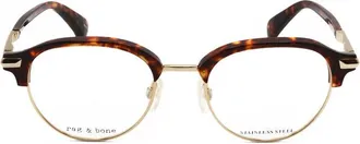 Rag & Bone Mens Brown Phantos Eyeglass Frames RNB8004-1