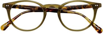 Moscot Frankie bril met rond montuur - Groen