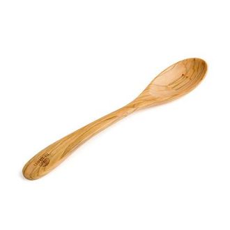 B&eacute;rard Handcrafted Olive Wood 12 Inch Slotted Spoon in Brown at Nordstrom