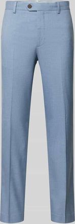 Selected Slim Fit Anzughose aus Viskose-Mix Modell MAX-LANO in Blau, Gr&ouml;&szlig;e 102